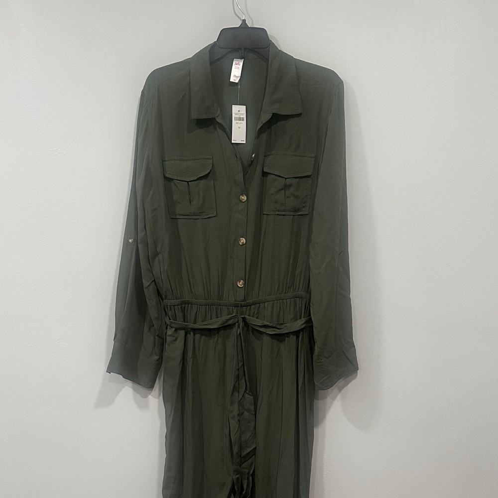 Justice Kids Olive Green One Piece